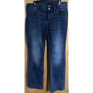 Apt 9 Med Wash Stretch Denim Jeans Cotton Spandex Blend S 16 Stretch Waist Band